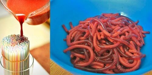 Homemade Jelly Worms