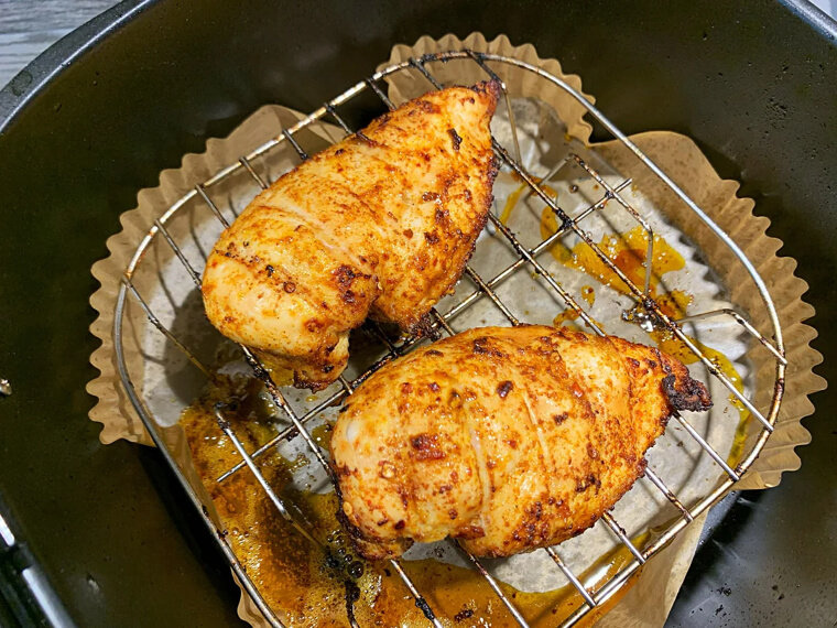 Perfect Air Fried Chicken Breasts