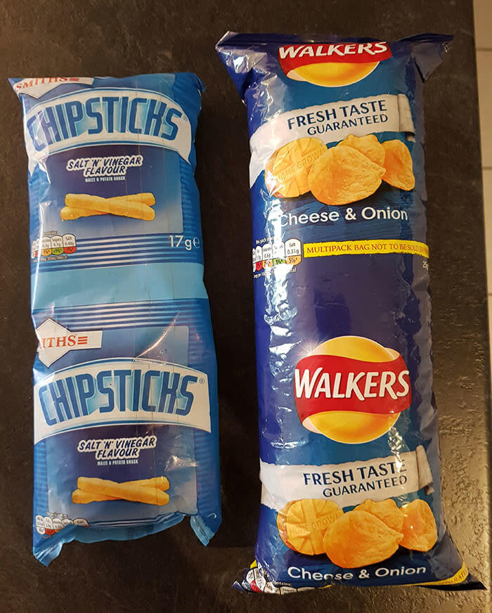 Four Packs Of Chips For The Price Of Two