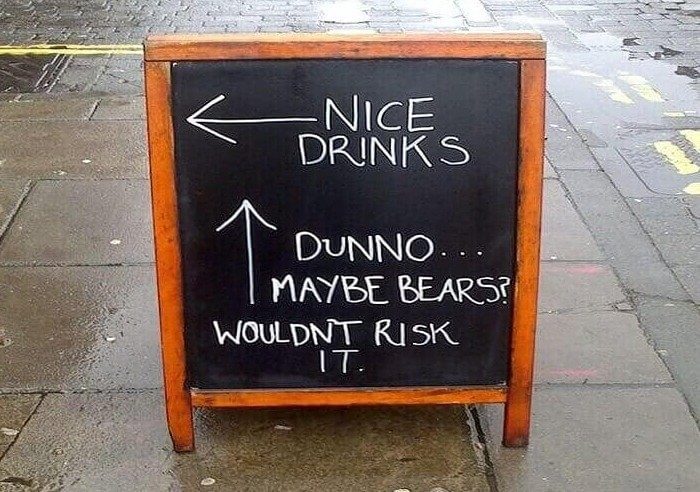 There Could Always Be Bears Up Ahead