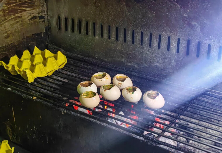 Eggs Can Be Grilled