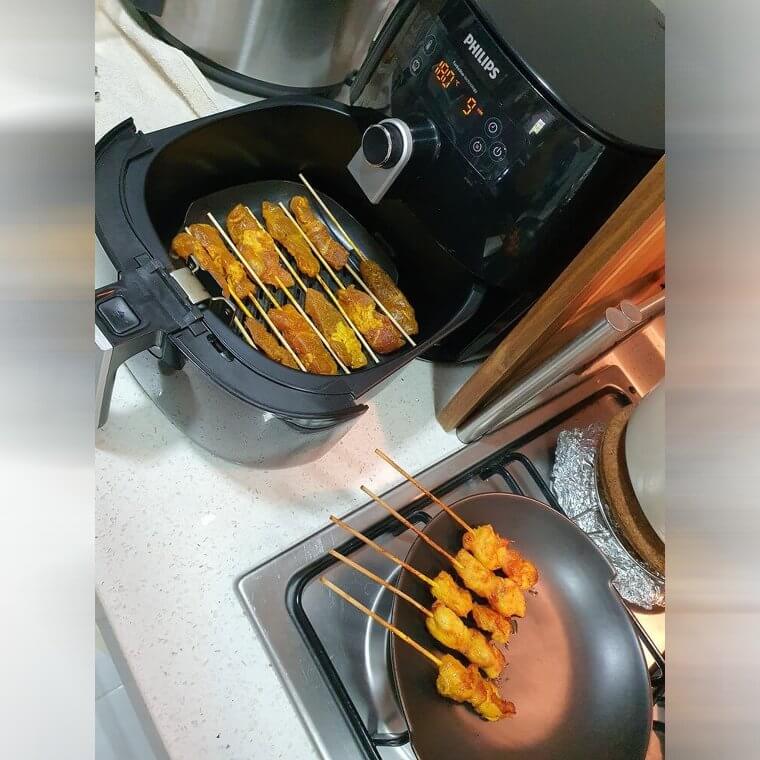 Always Leave Room for Air Circulation Between Skewers