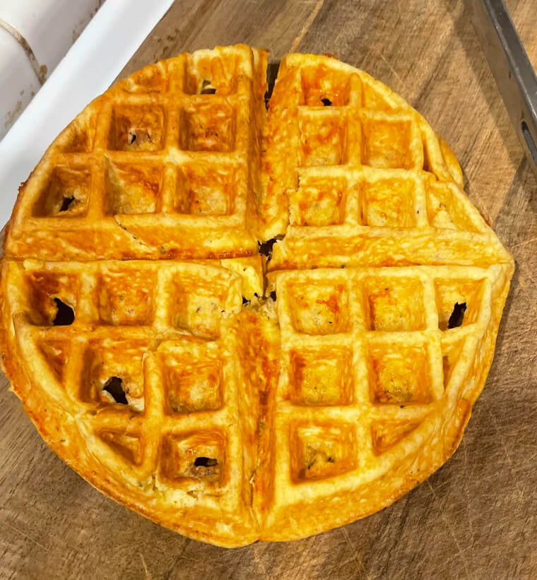 Cook Eggs In A Waffle Maker