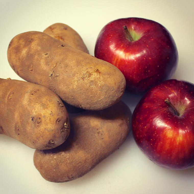 Store Apples With Potatoes and They'll Never Sprout