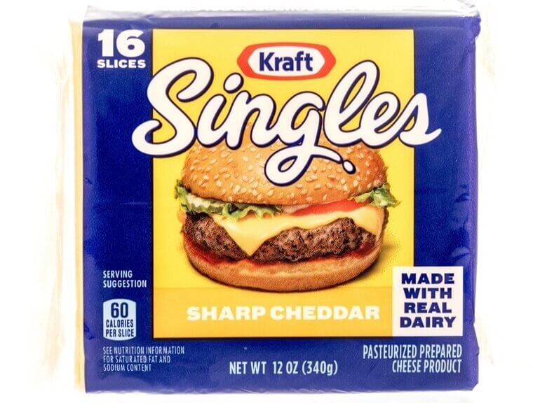 Processed, Individually Sliced and Packaged Cheese Products