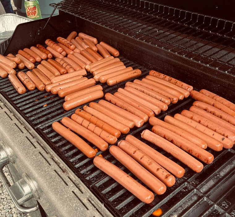 You Must Boil and Then Grill Hotdogs