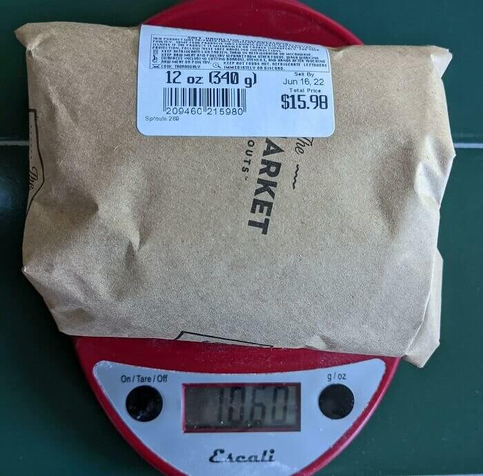 A 12 Oz Package That Lost Some Weight During Delivery