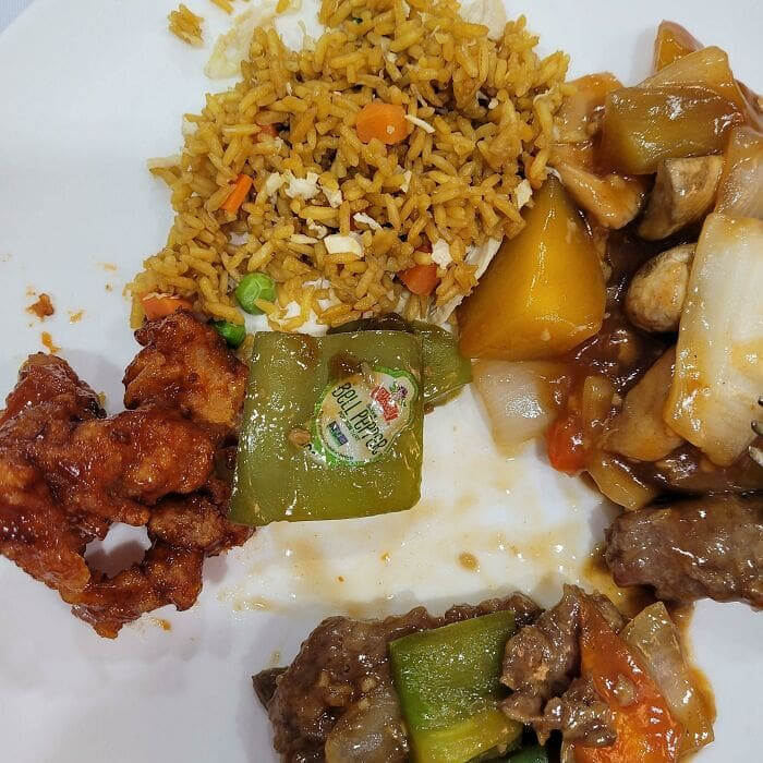 A Pepper With Its Sticker Still Attached