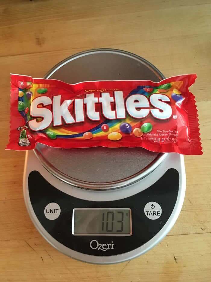 When You Get An Extra 42 Grams Of Skittles