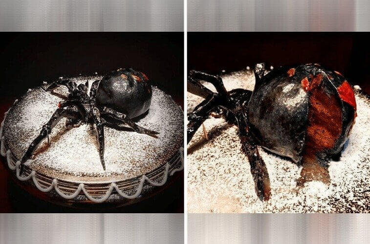 A Spider-Shaped Cake