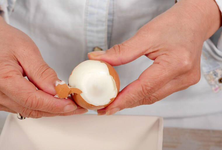Easily Peel Hard-Boiled Eggs