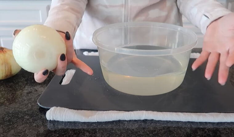 Peel Onions Under Running Water to Avoid Crying