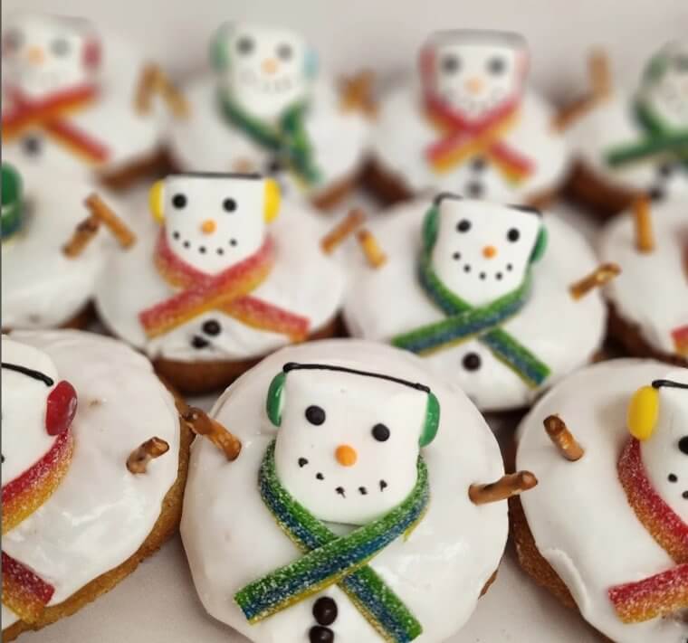 Bake Some Snowman Donuts